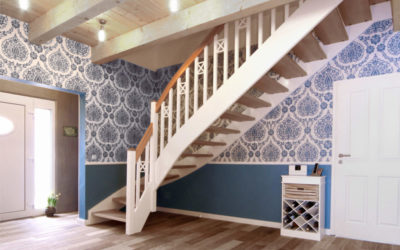 Wangentreppe im Landhausstil