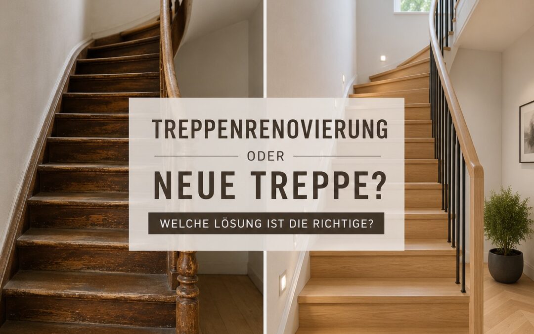 Treppenrenovierung oder neue Treppe? Welche Lösung ist die richtige?